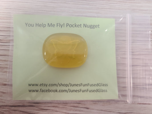 Pocket Nugget Hug - You Help Me Fly