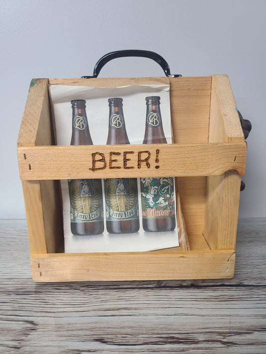 Beer Caddy with Opener