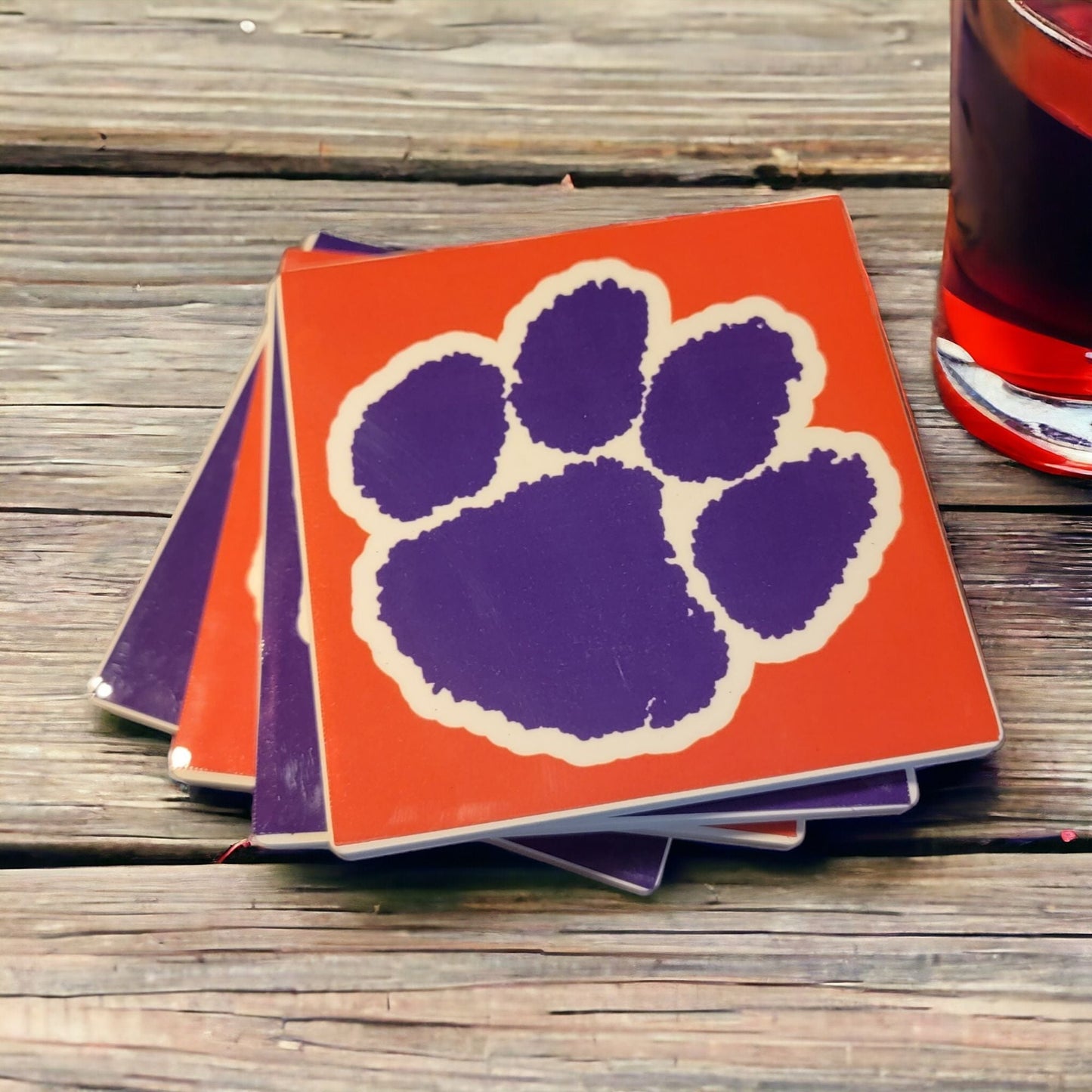 Clemson Coasters - Set of 4 - 1