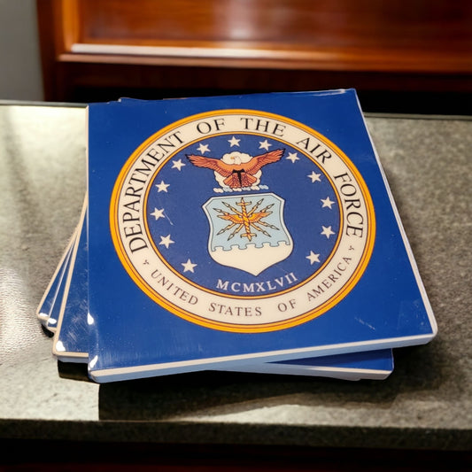 United States Air Force Style Coasters - Set of 4 - 1