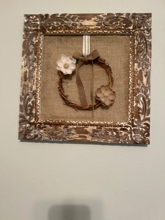 Burlap frame - 1