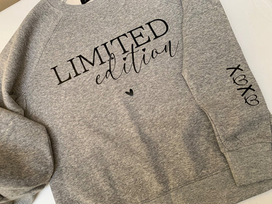 LIMITED edition Sweatshirt Gray and Black - 1