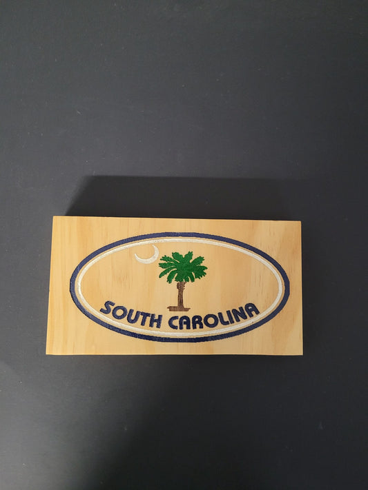 South Carolina logo wood sign - 1
