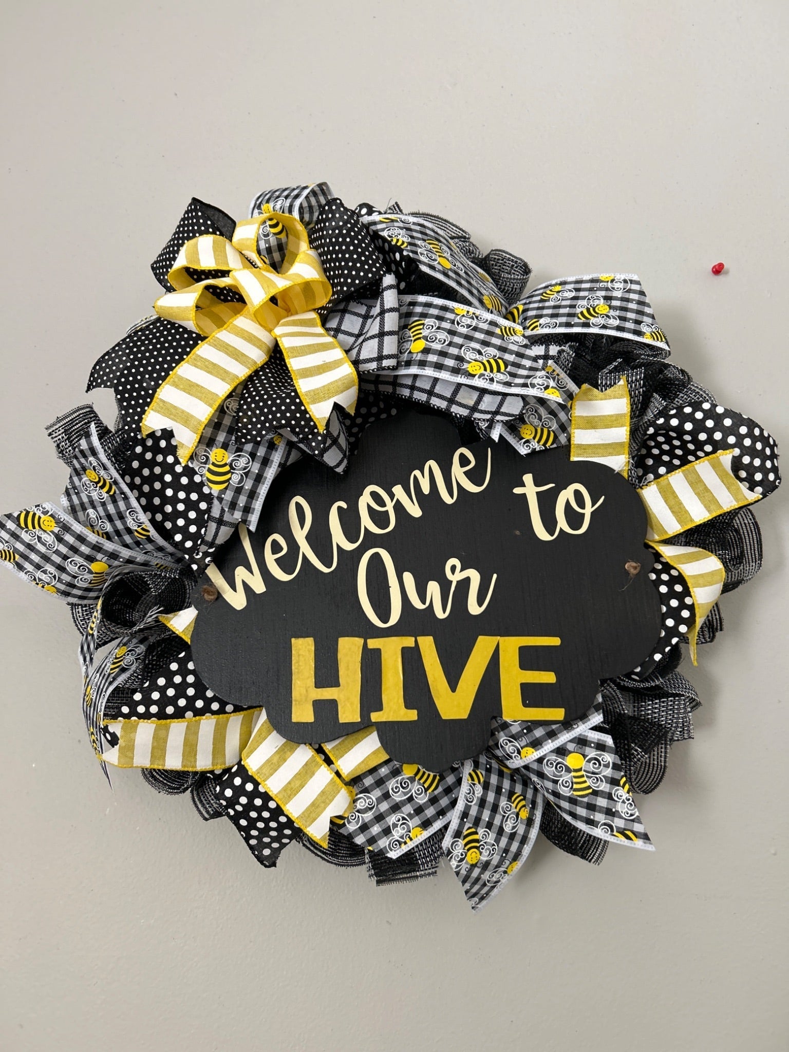 Our hive wreath - 1