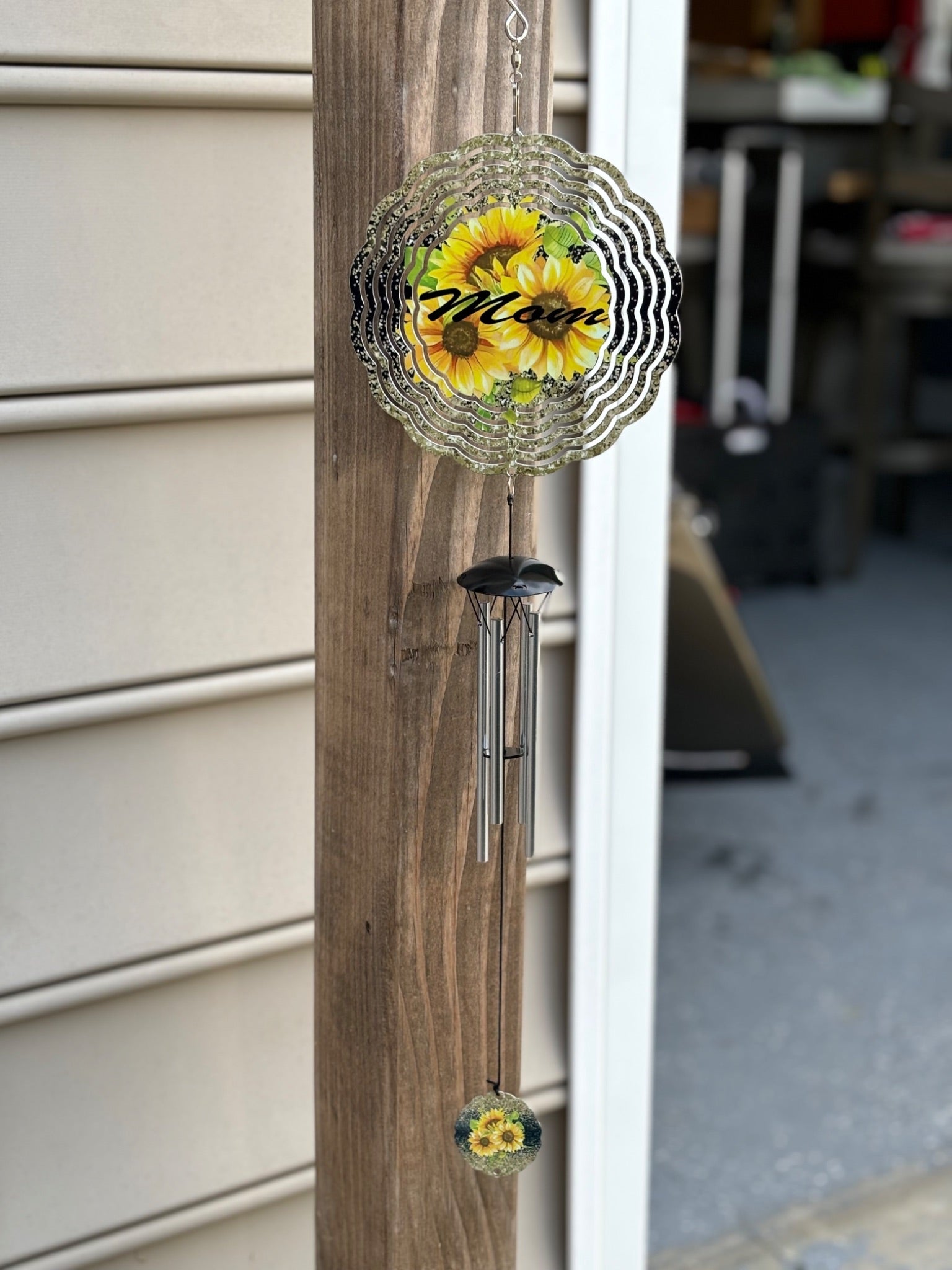 Sunflower Mom Wind Chimes - 1