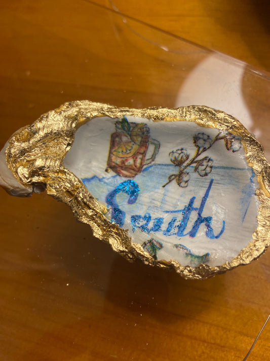 The South oyster shell trinket/dish - 1
