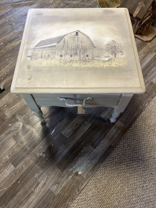 Barn accent table - 1