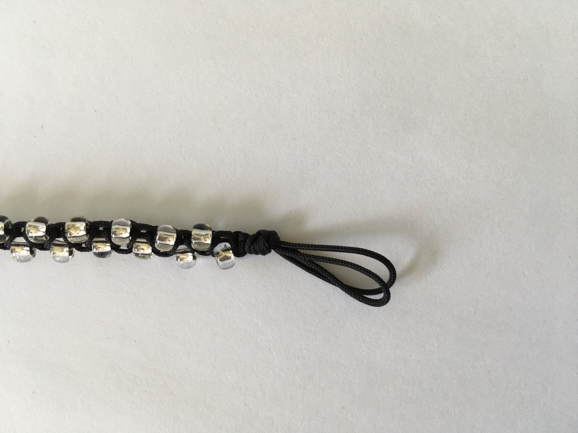 Hand Tied Macrame Bracelets with Seed Beads  - 3
