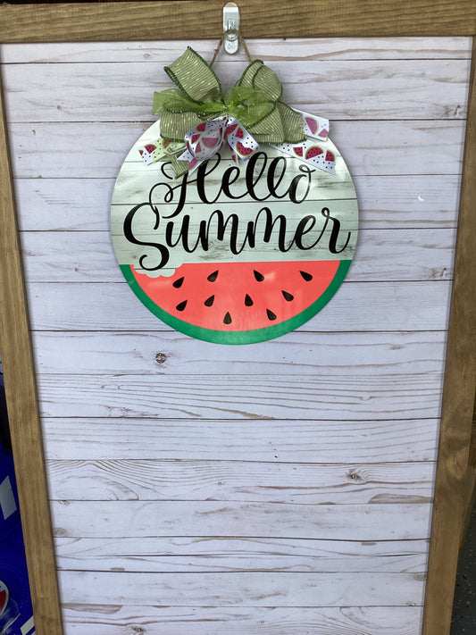 Hello Summer Door Hanger - 1