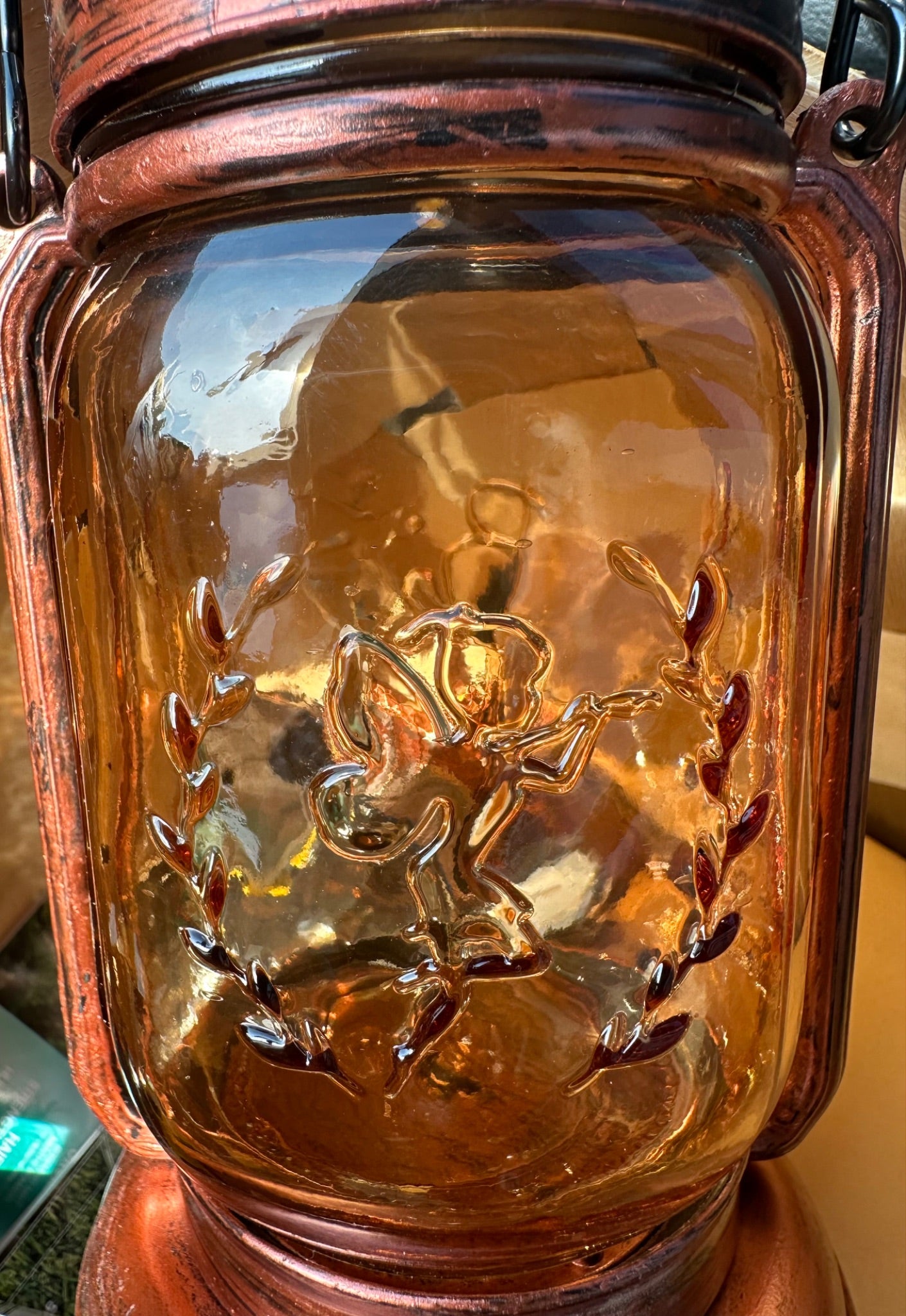Solar Mason Jar Lighted Windchimes Fairy - 2