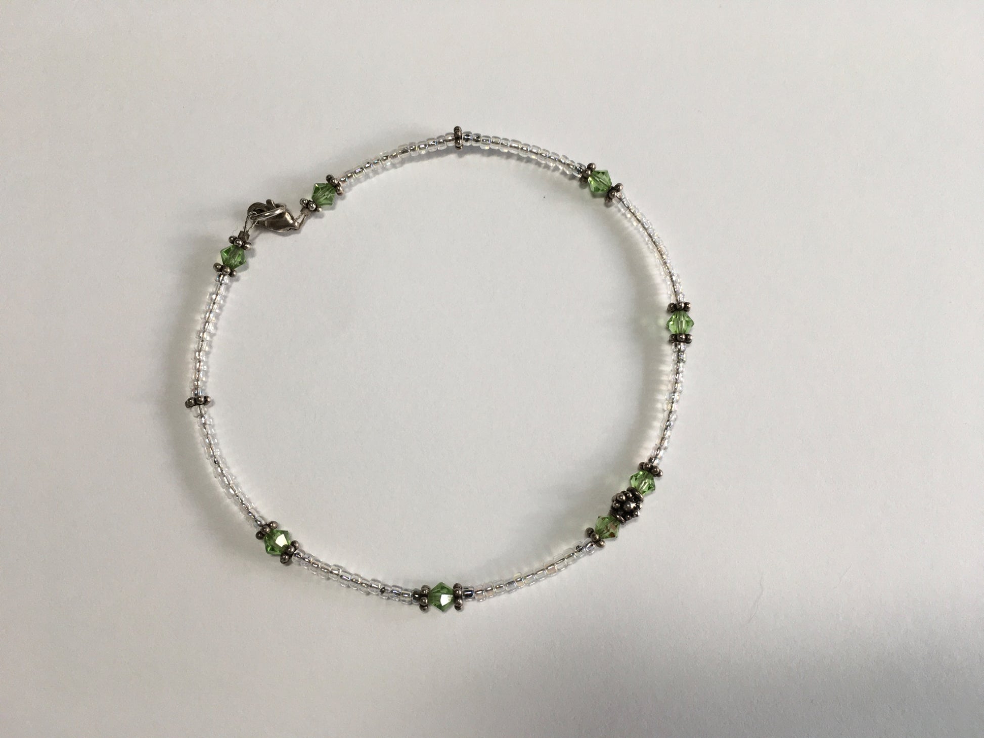 Anklets, Made with Sterling Silver and Swarovski Crystals  - 4