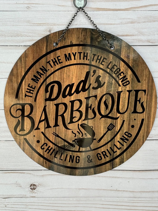 Dad’s Barbeque Door Hanger - 1