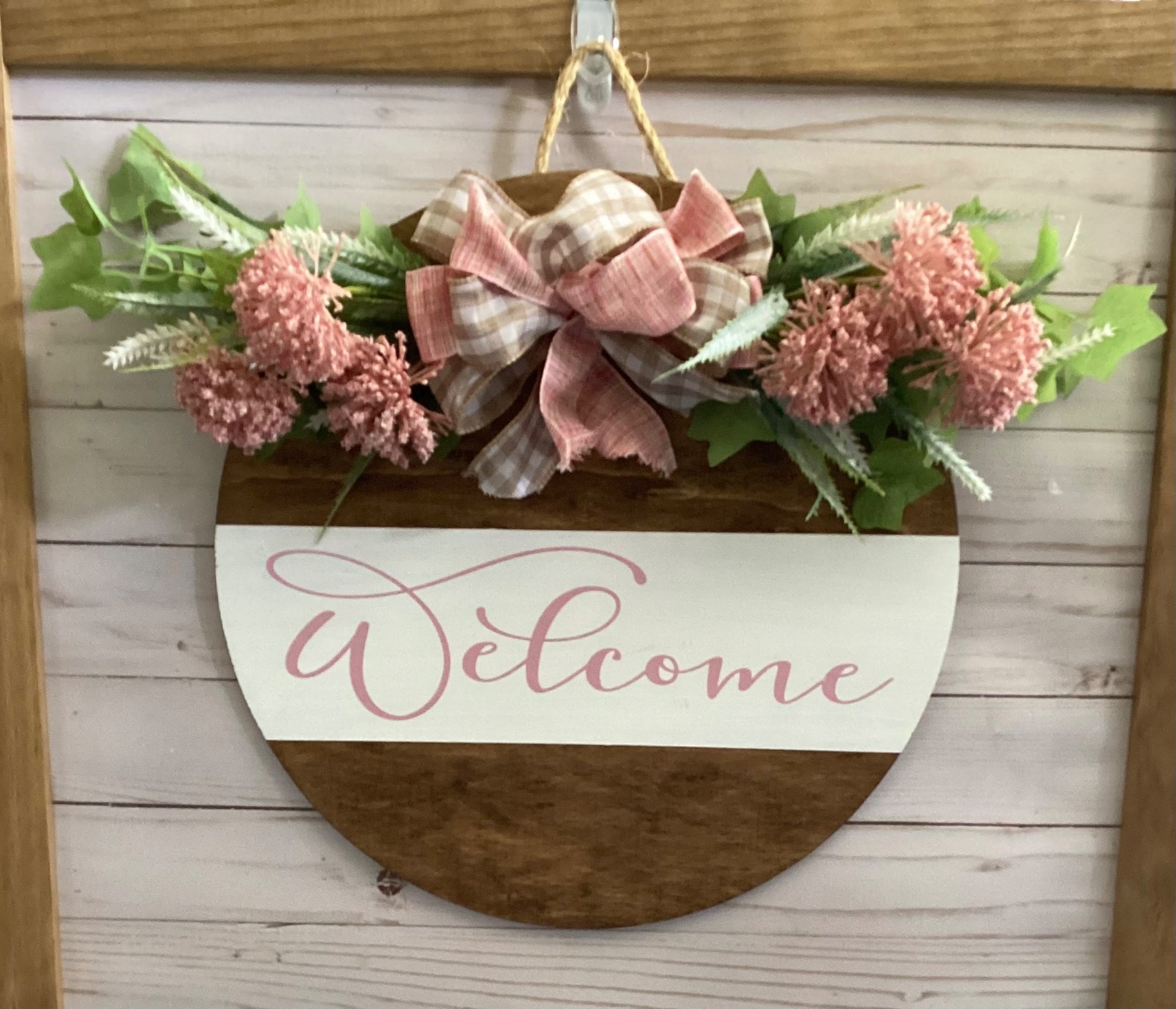 Welcome- Pink Accents - 1