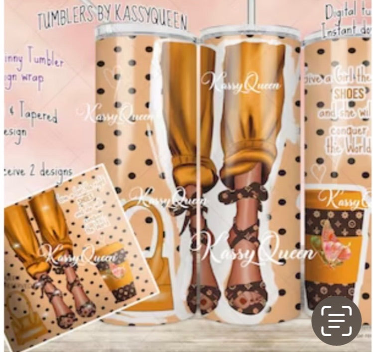 Girl Boss Fashion Gold 20oz Tumbler - 3