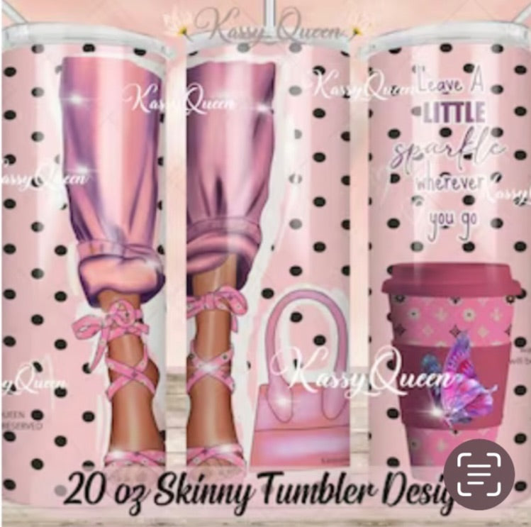 Girl Boss Fashion Pink 20 oz Tumbler - 3