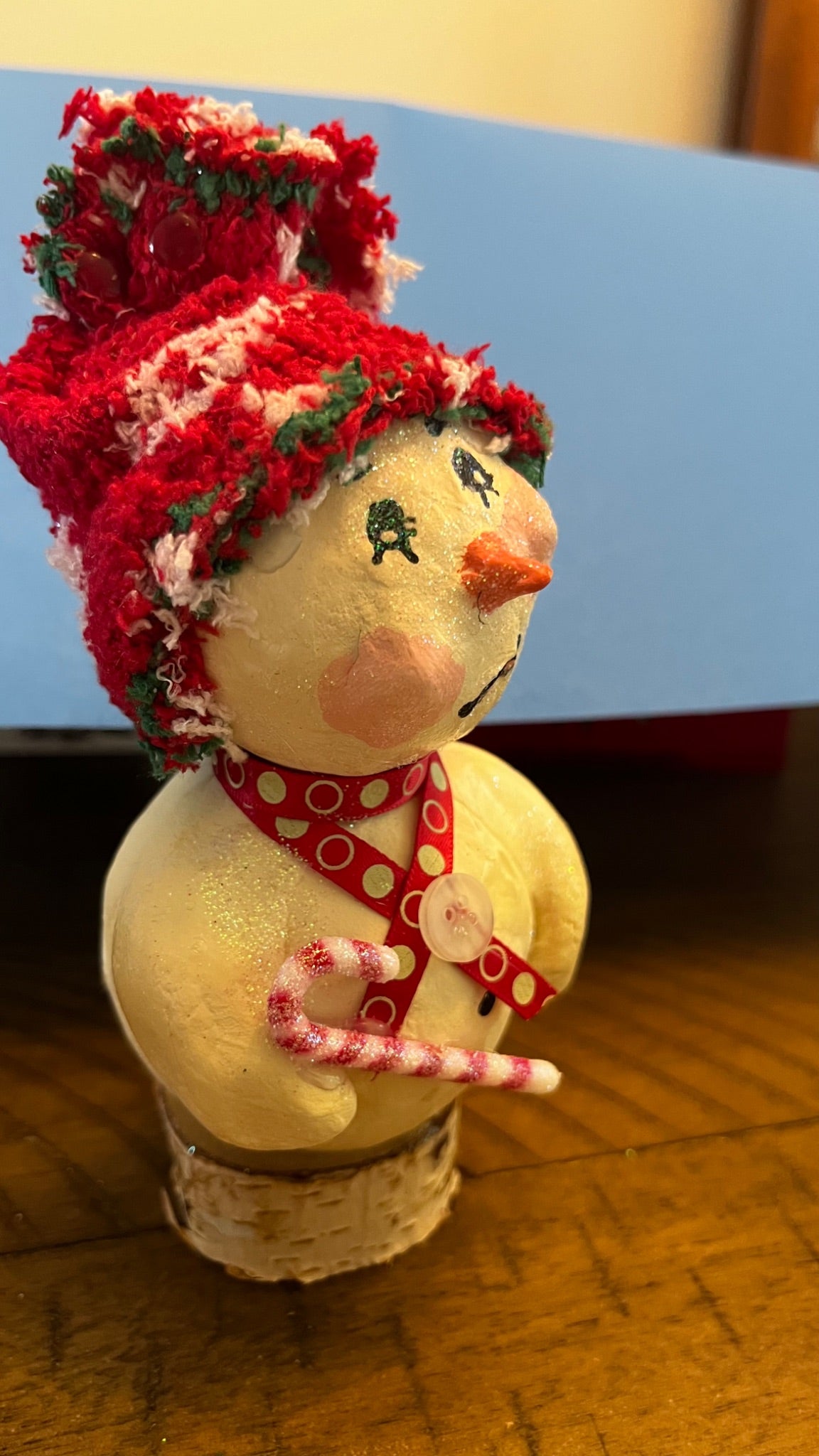 Christmas Snowman with sock hat  - 2