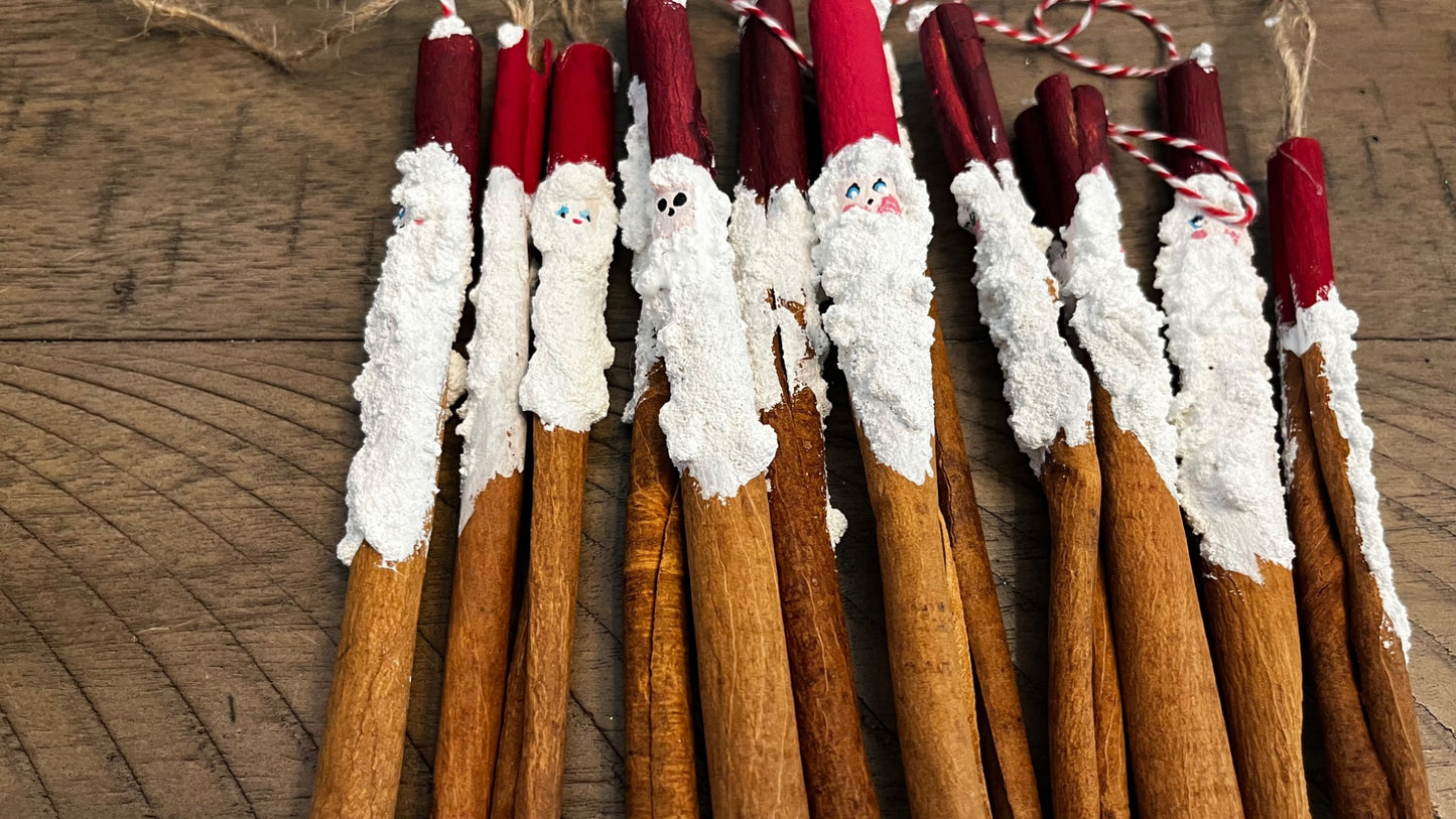 Cinnamon stick Santa’s  - 1