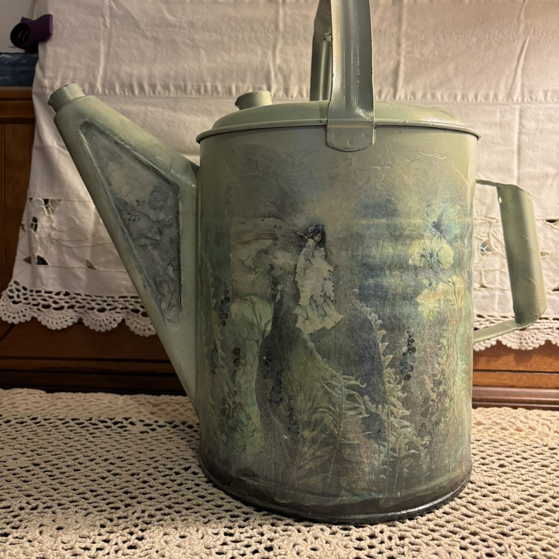 Antique water can fairies - 1