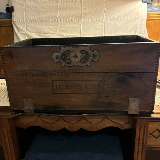 Restored Antique Dynamite Crate - 1