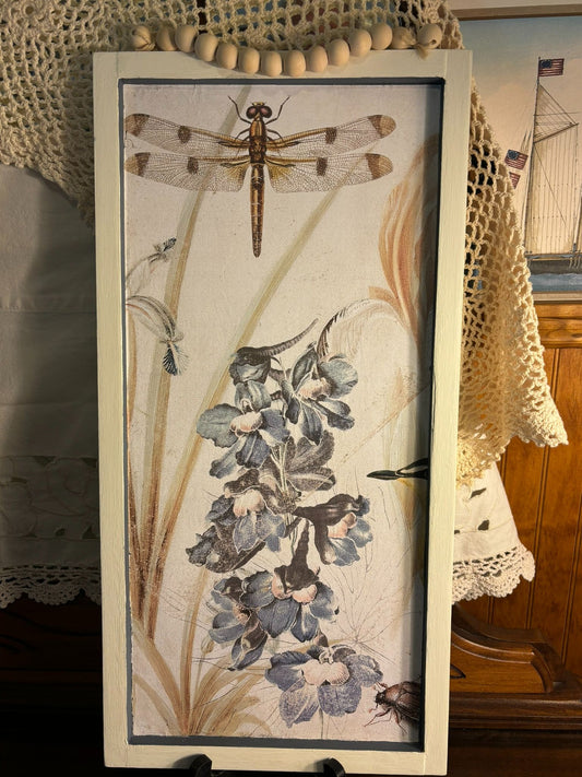 Wildflower Dragonfly print  - 1