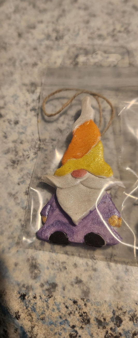 Purple Candy Corn Gnome - 1