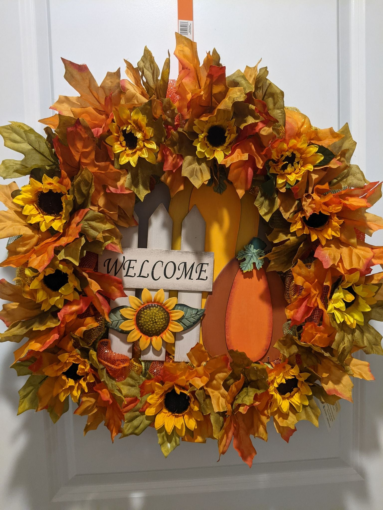 Fall Welcome fence - 1