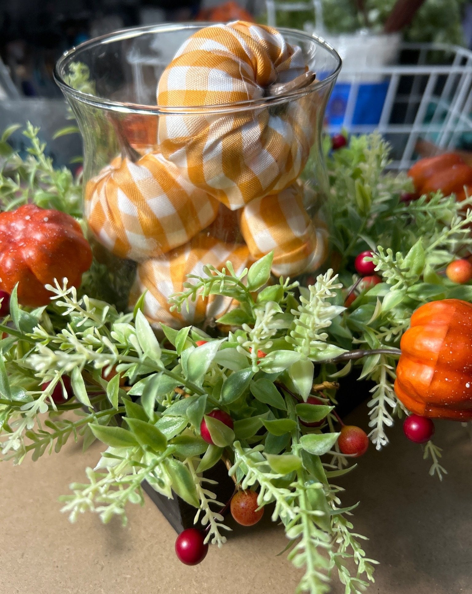 Pumpkin table decor - 2