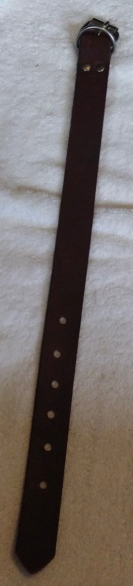 Dog collars 1 1/4 x 18  100 % leather. - 1