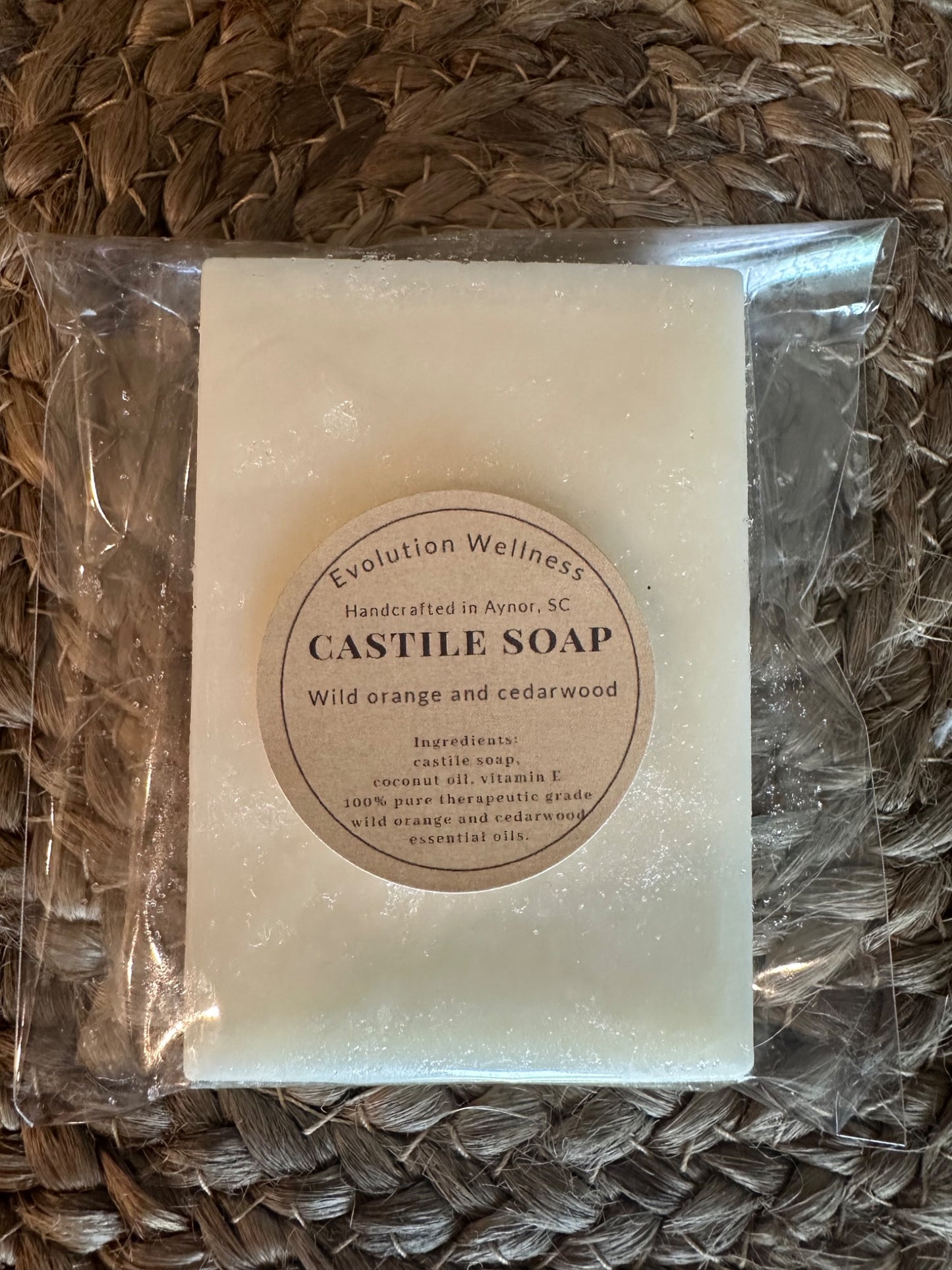 Castile soap orange cedarwood  - 1