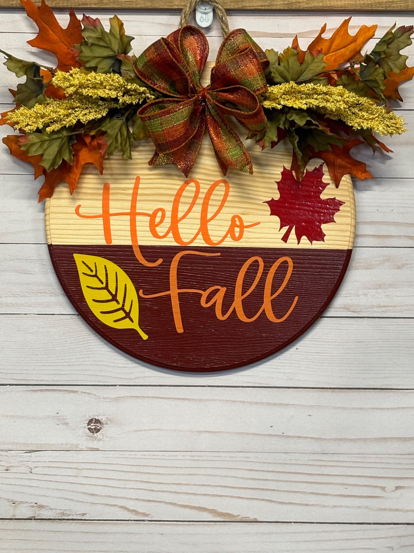 Hello Fall Door Hanger - 1