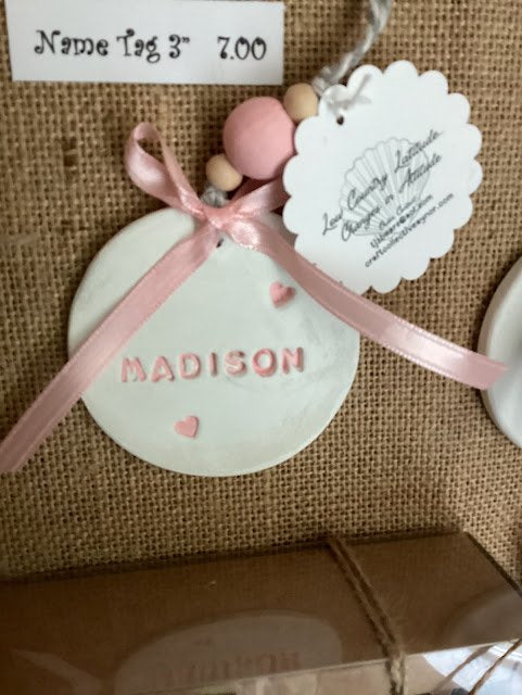 Clay Personalized Name Ornament - 2