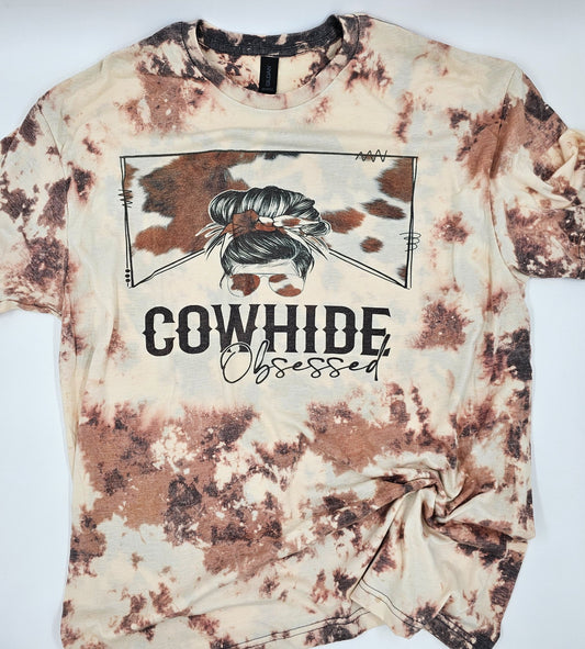 Cowhide obsessed T shirt - 1