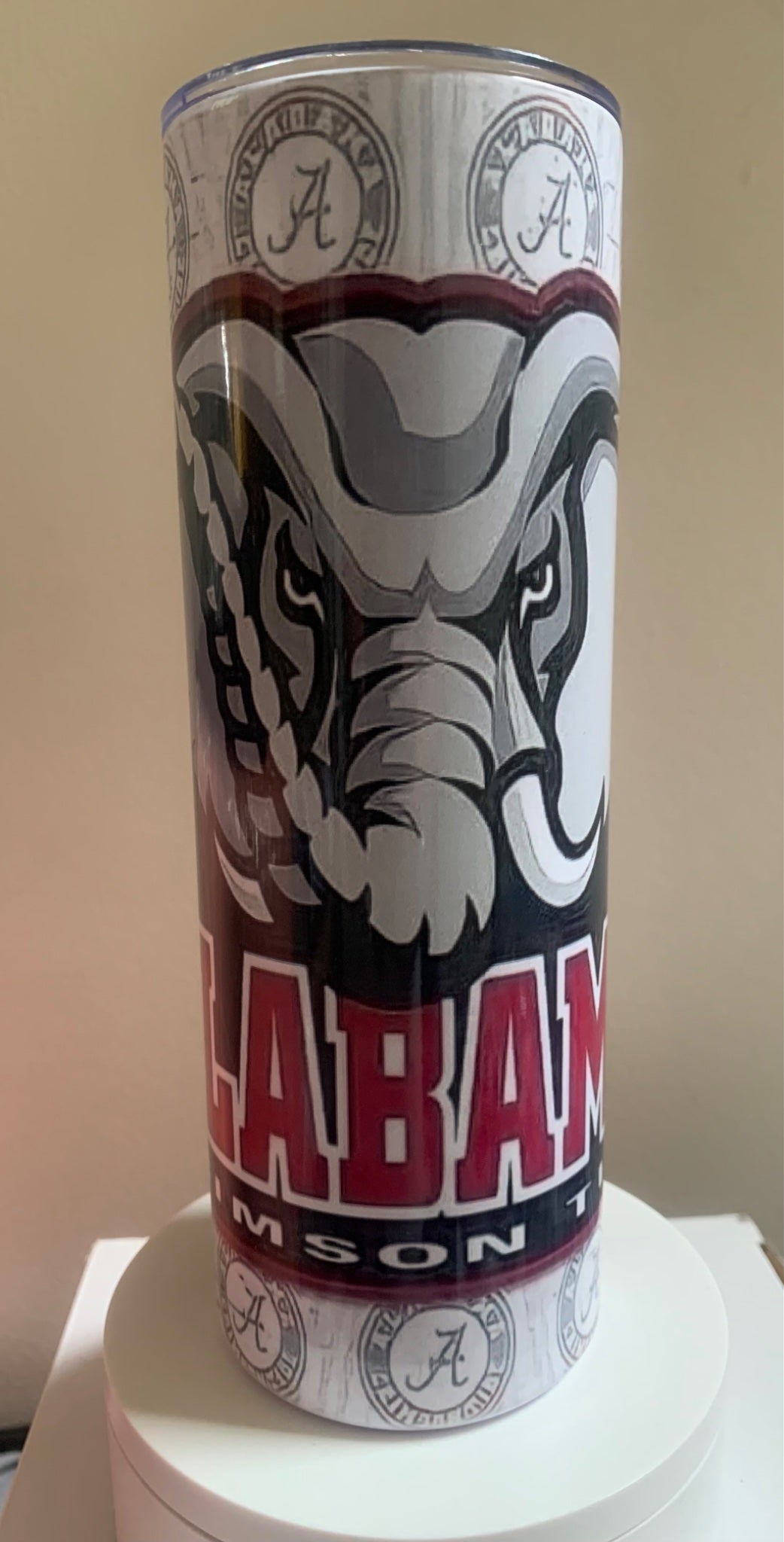 Alabama Splattered Tumbler 20oz - 1