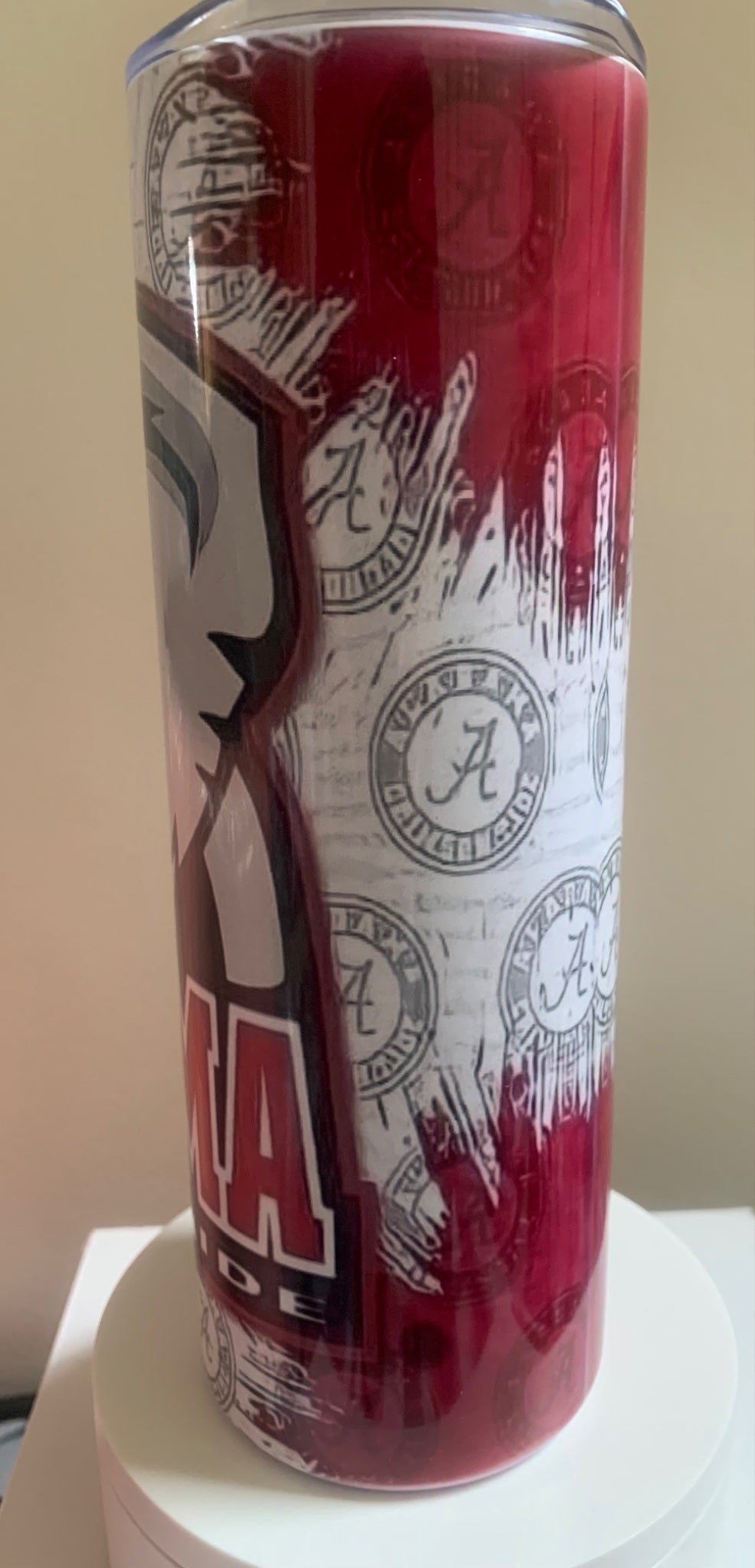 Alabama Splattered Tumbler 20oz - 3