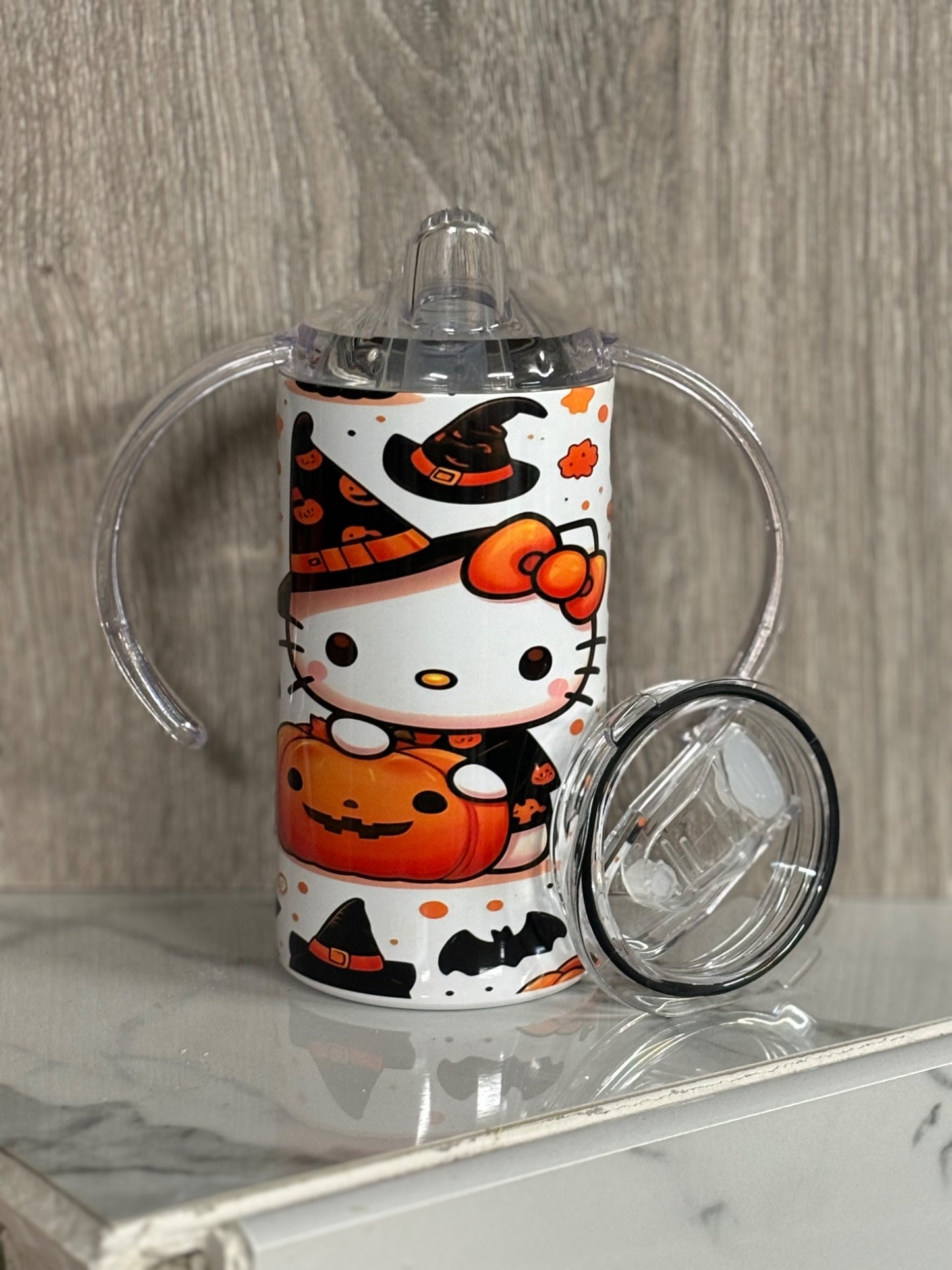 12 oz Halloween Hello Kitty Sippy Cup - 1