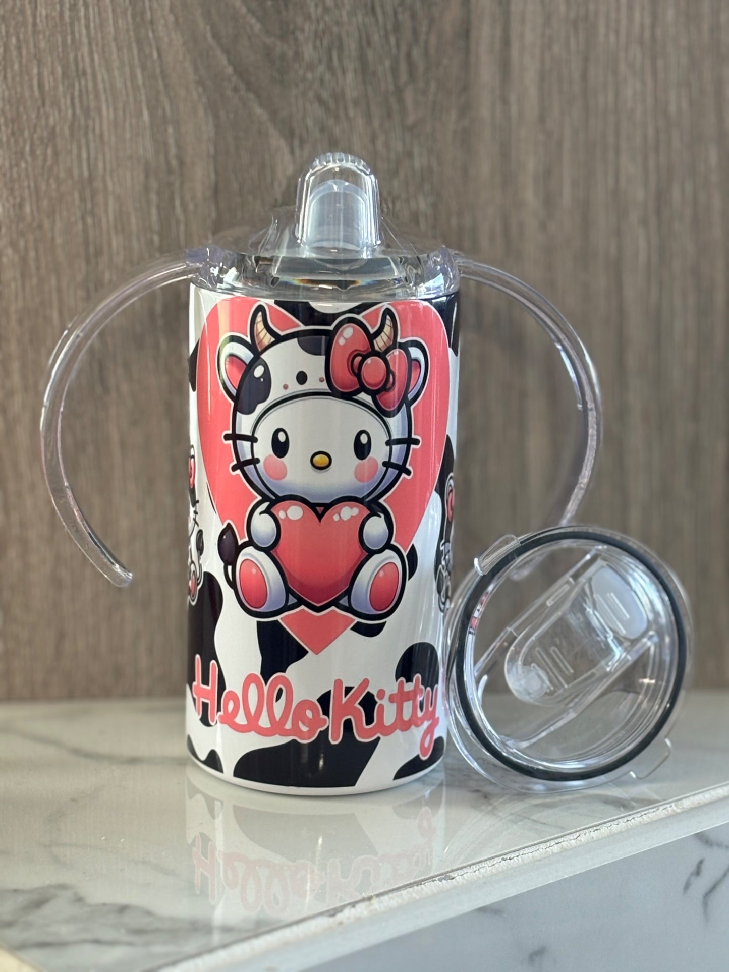 12oz Moo Hello Kitty Sippy Cup - 1