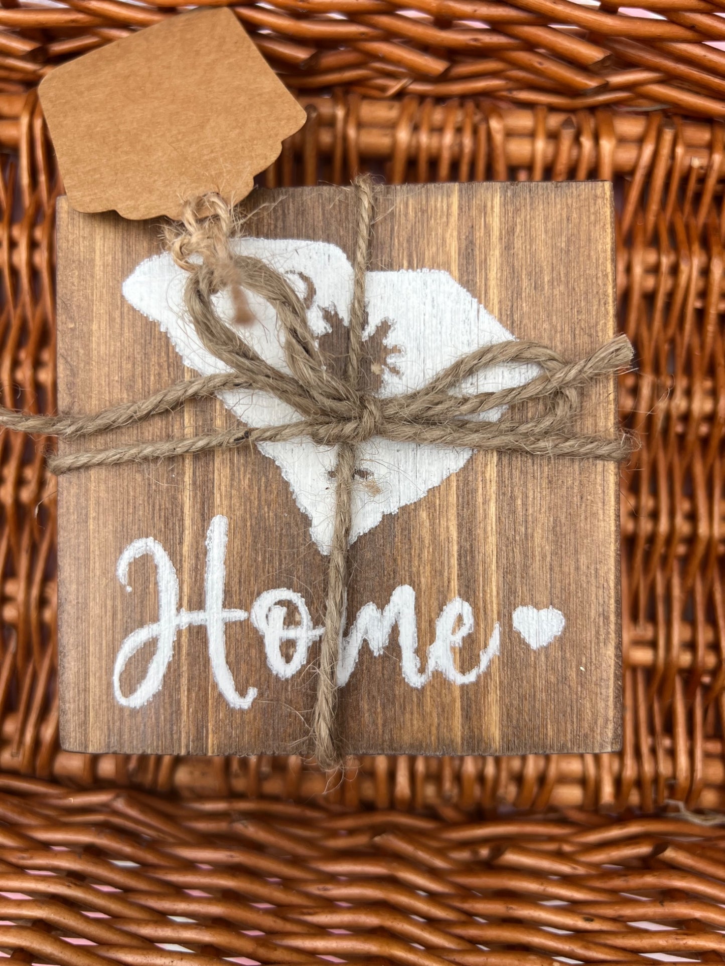 Stained SC HOME Coasters - 1