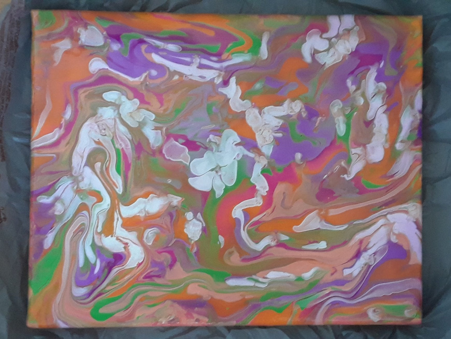 Neon pour paintings - 1