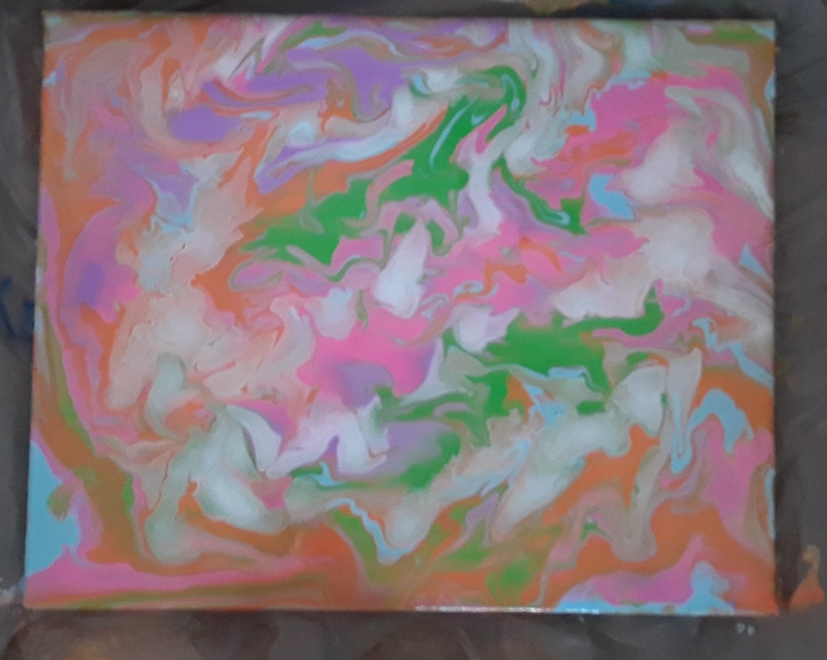 Neon pour paintings - 2