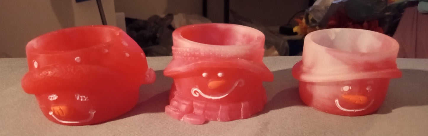 resin Snowmen holders - 2