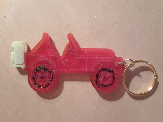 resin Jeep keychains - 1