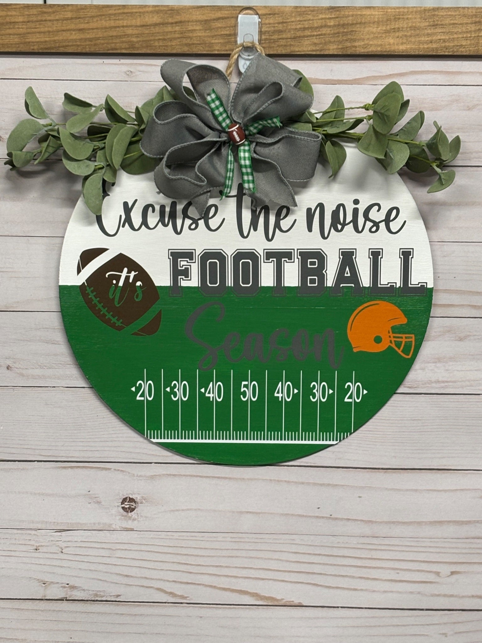 Excuse the Noise It’s Football Season Door Hanger - 1