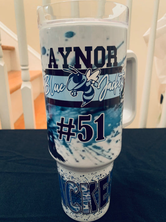 Aynor football customized tumbler - 1