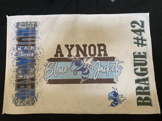 Aynor customized sports towel - 1