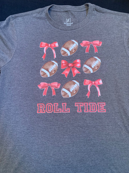 Alabama Bows and Footballs - 1