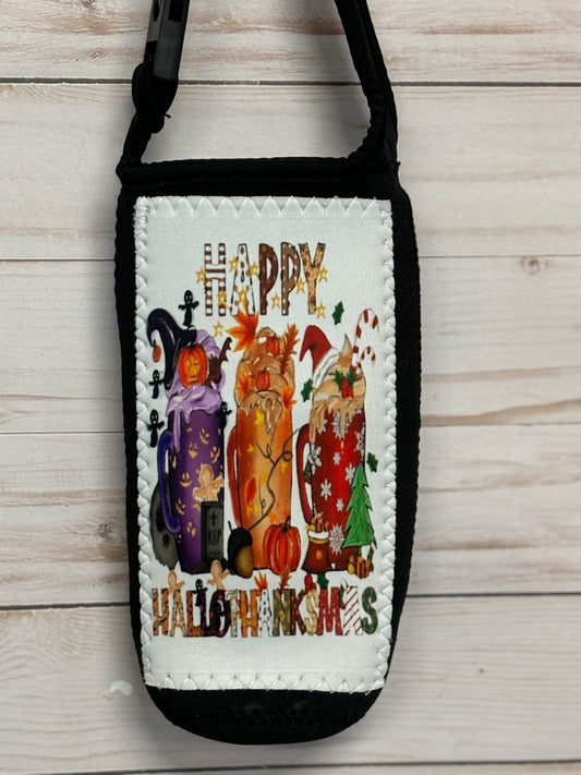 Happy Hallothankmas Tumbler Bag - 1