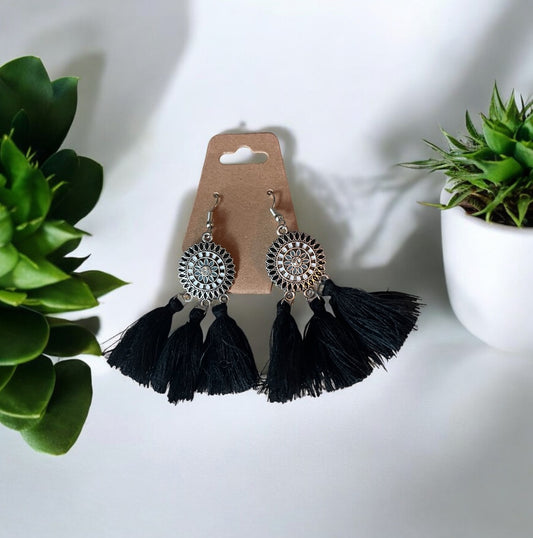 Boho Tassel Earrings  - 1