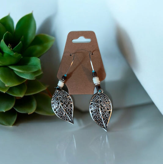 Boho Leaf Earrings - 1