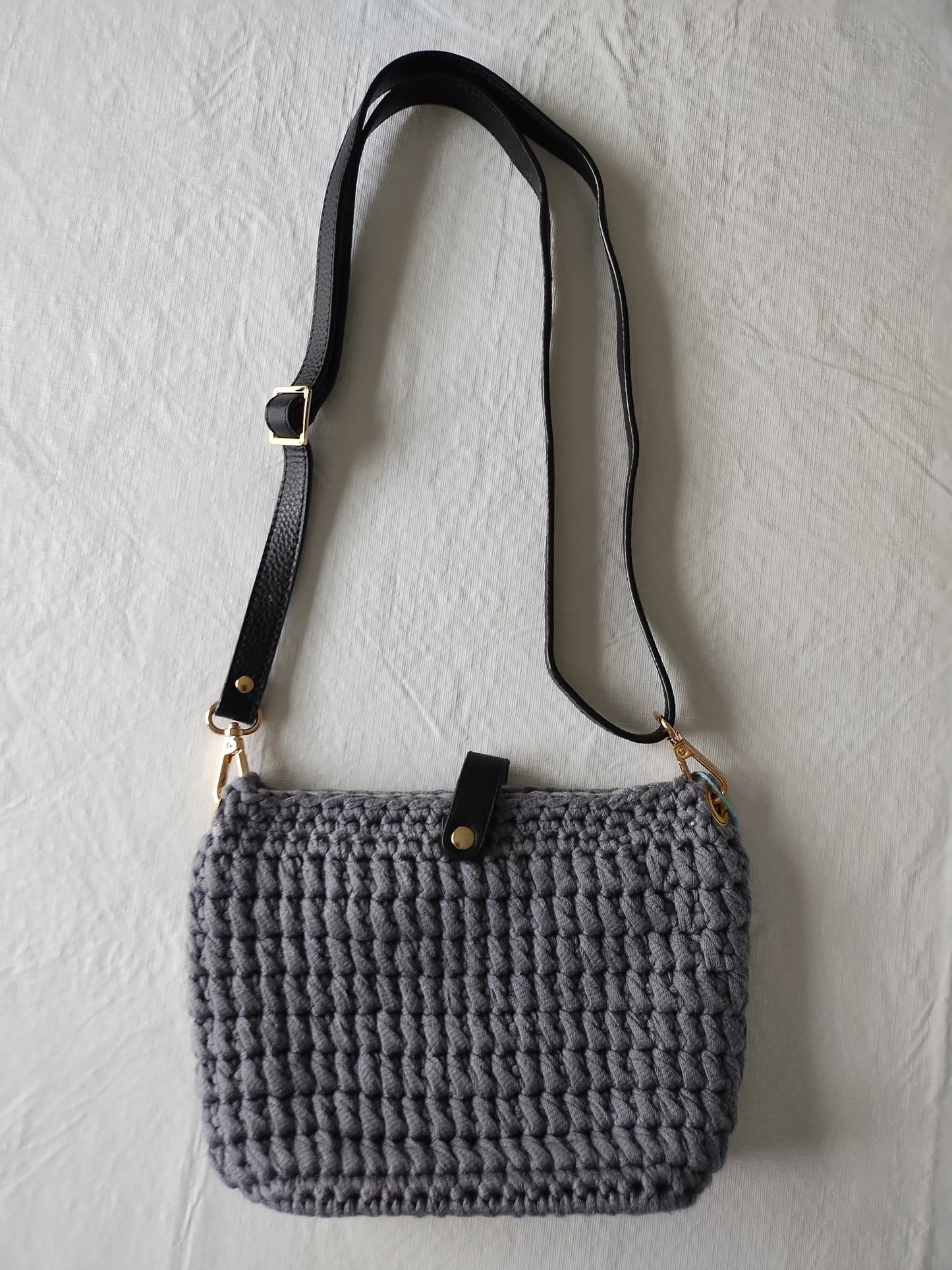 Purse crochet, cross body, c - 1