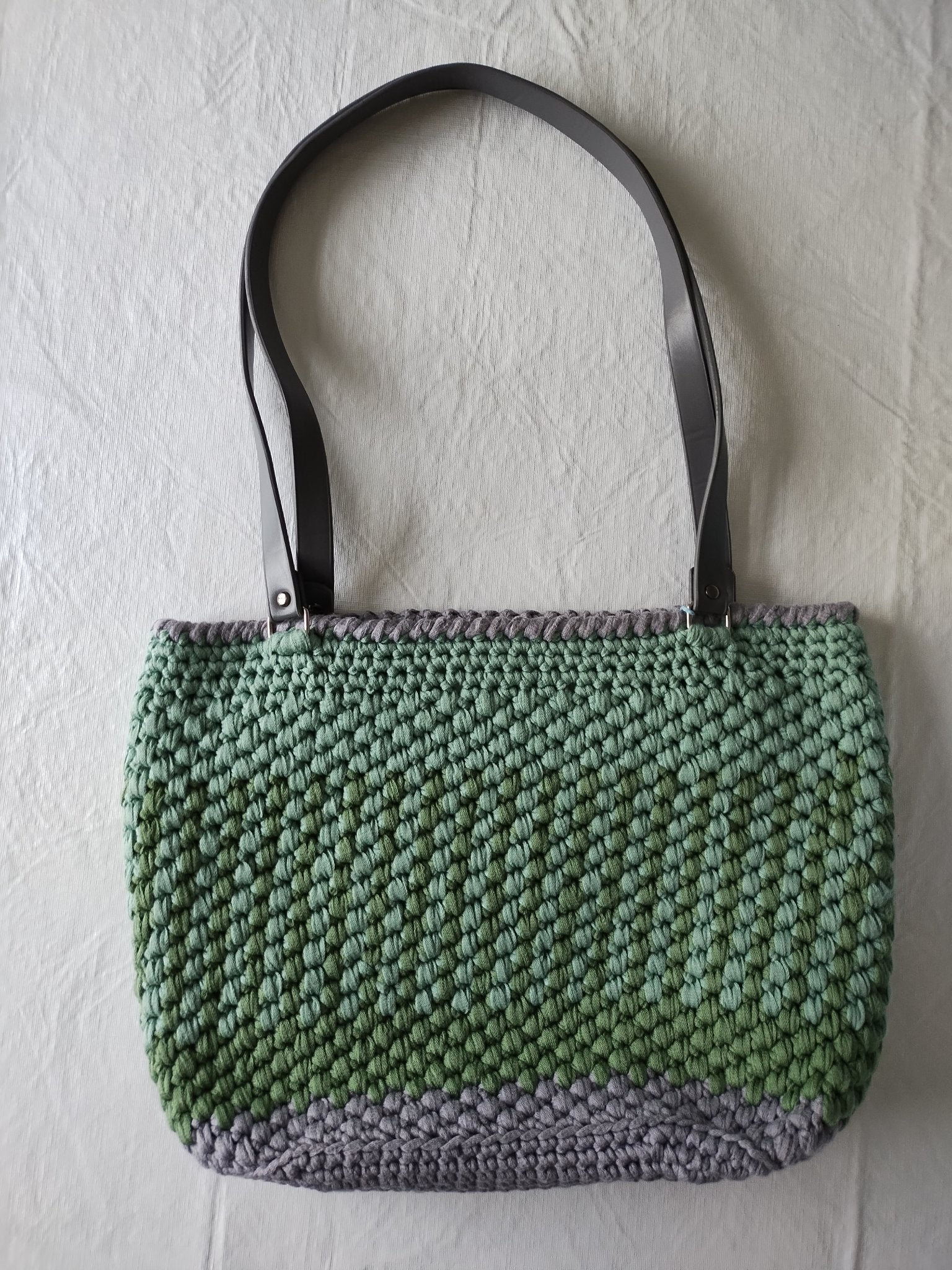 Purse, Crochet, lined a - 1